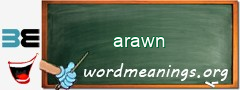 WordMeaning blackboard for arawn